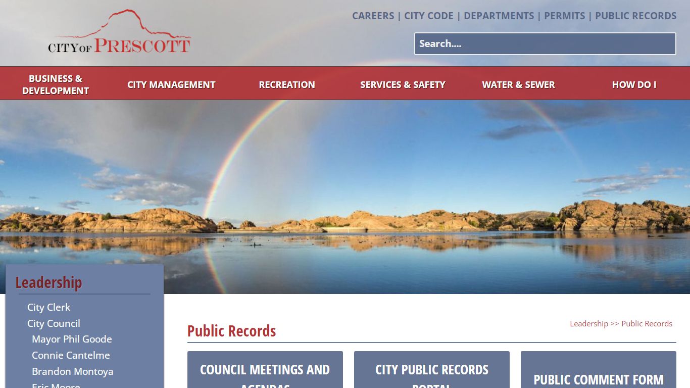 Public Records – City of Prescott